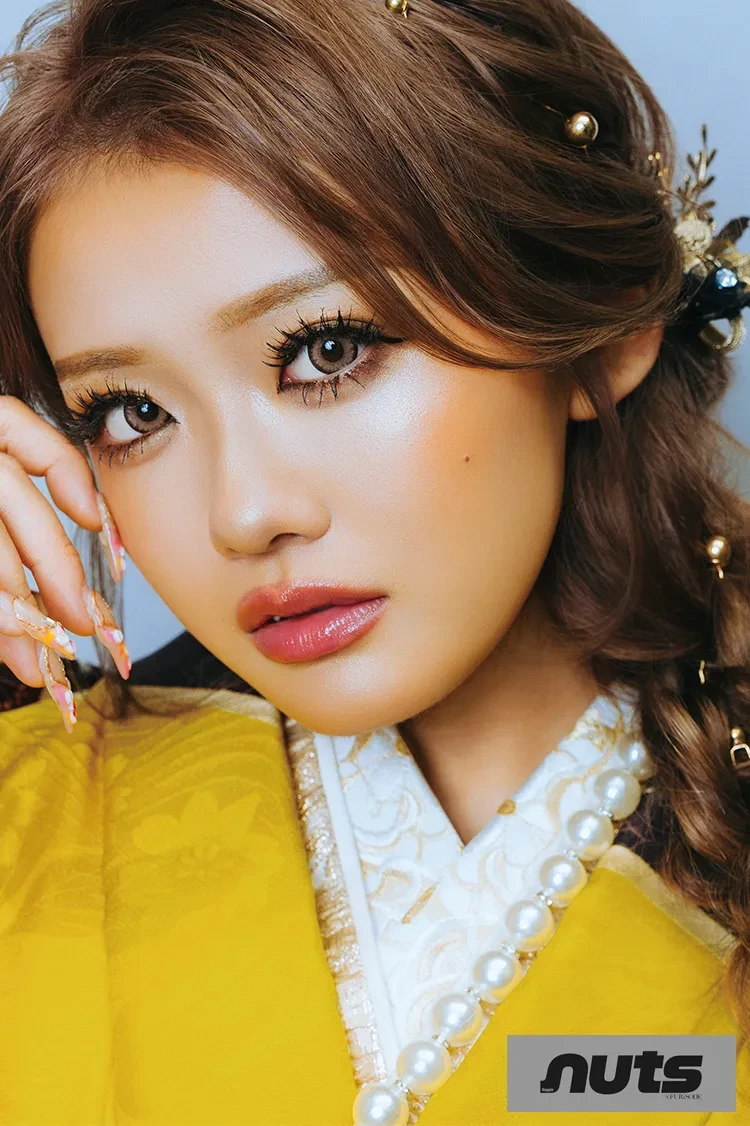 MODE系 牡丹柄 からし/マスタード かっこいい 派手 姉ギャル系 目立つ