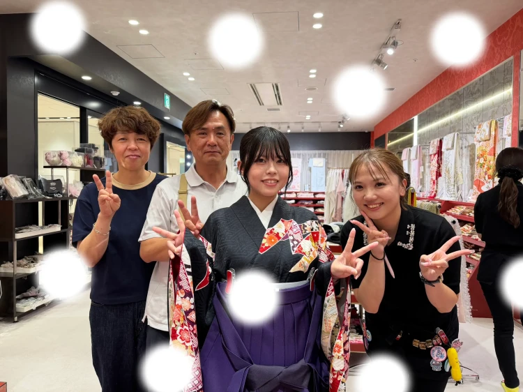 卒業式　袴レンタル　大阪梅田　持込袴