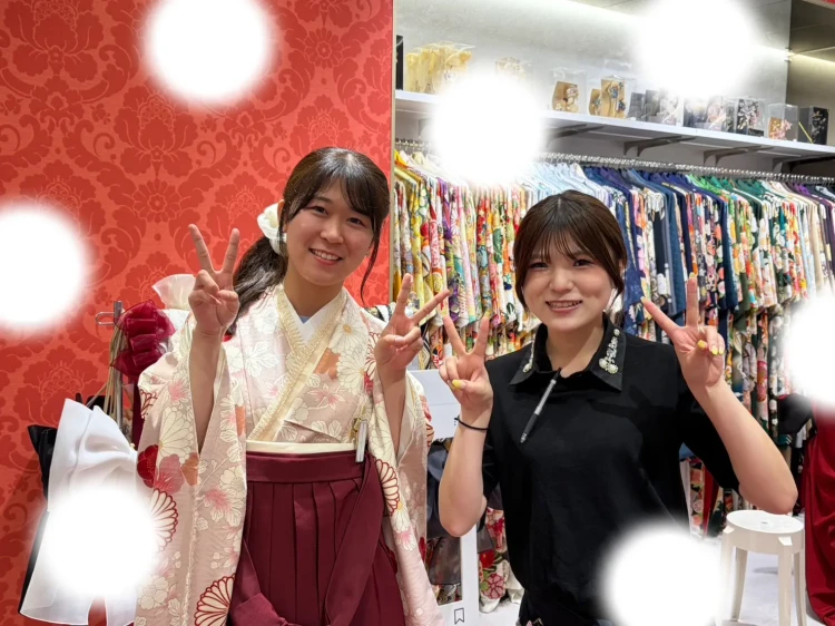 2027年卒業式袴レンタルしたお嬢様
