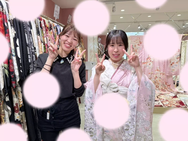 TAKAZEN姫路店　振袖レンタル　加古川振袖　ピンク振袖　キラキラ可愛い　