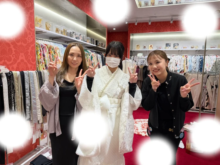 卒業式　袴レンタル　大阪梅田　ドレス袴