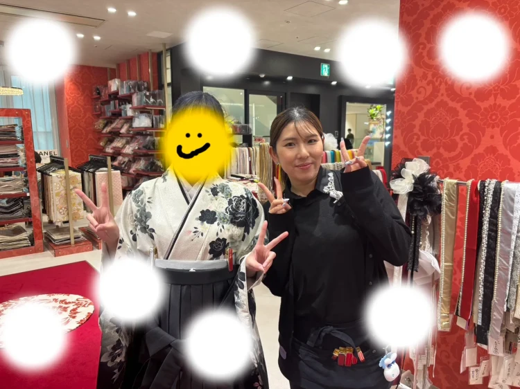 卒業式袴　袴レンタル　大阪梅田　かっこいい袴