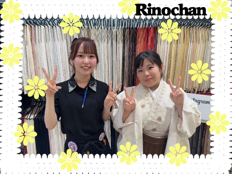 ♡2027年卒業の卒業式袴レンタル!かわいいご来店姫ちゃん♡