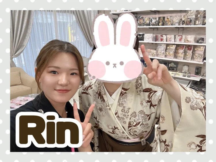 TAKAZEN奈良店でくすみカラーの卒業袴に決定された2027年卒業のお客様