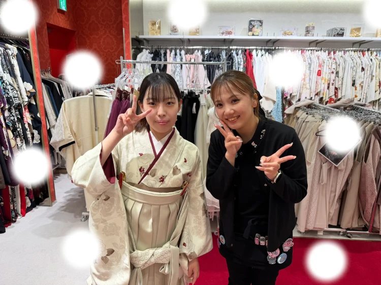 　卒業式　TAKAZEN 袴レンタル　くすみ　袴