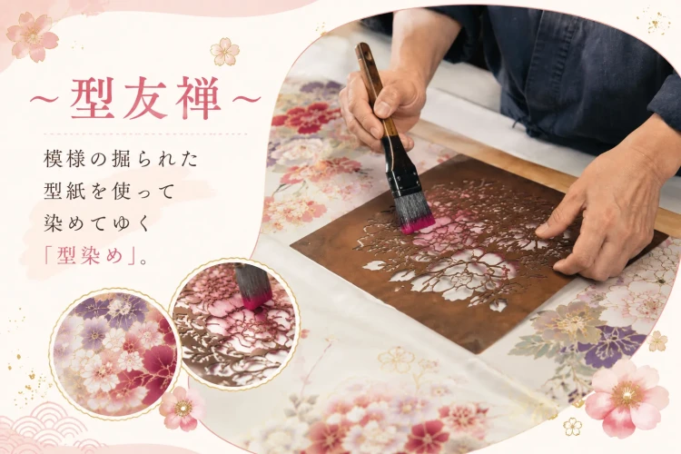 関芳の型友禅を紹介