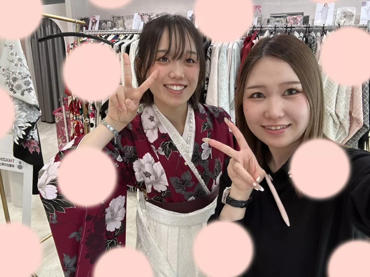 TAKAZEN神戸旧居地店 卒業式 袴 レンタル 古典 出口夏希袴