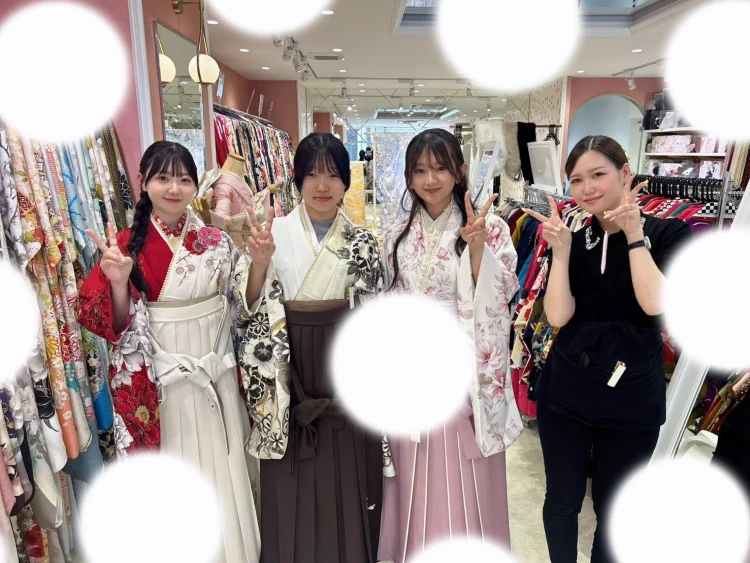 姫路市・加古川市エリアで袴探しならTAKAZEN姫路店。新作袴のお客様紹介。