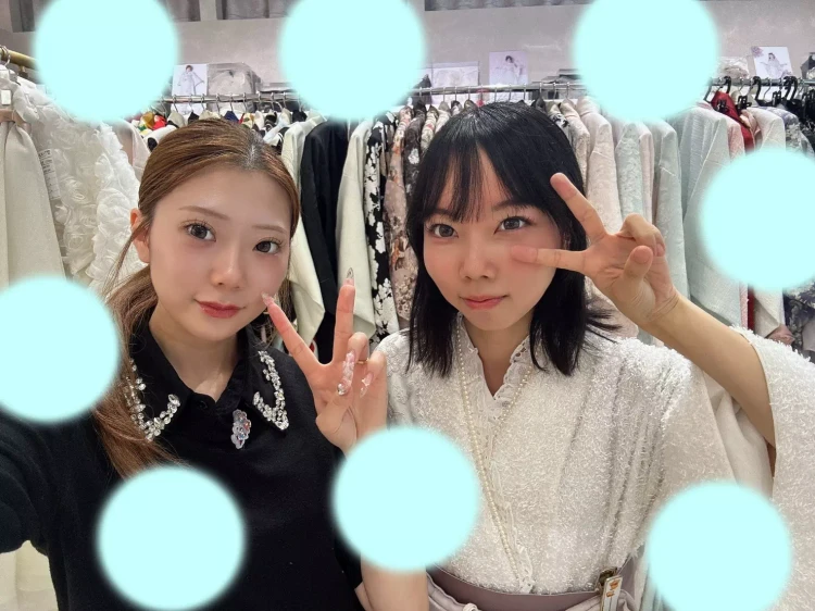 TAKAZEN神戸旧居留地店イマドキなレースの袴コーデのお客様紹介