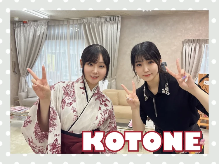 TAKAZEN奈良店でえんじ色の袴に決定されたお客様