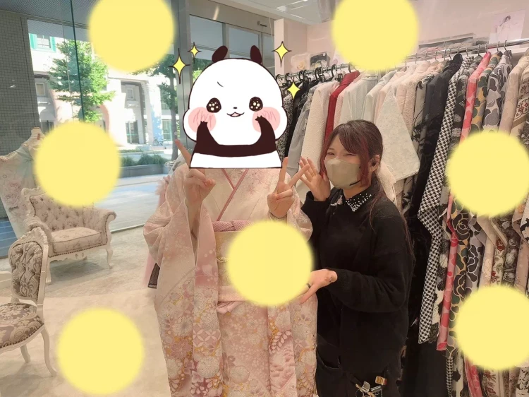 TAKAZEN神戸旧居留地店関芳のピンクのお客様紹介
