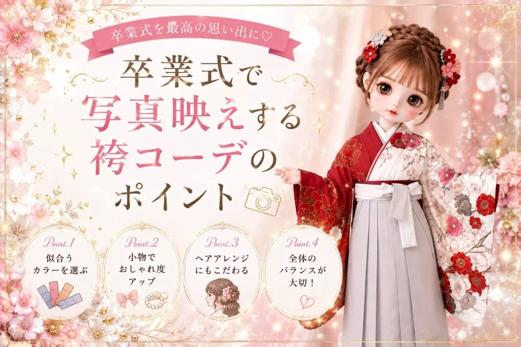 卒業式で写真映えする袴コーデのポイントを徹底解説！