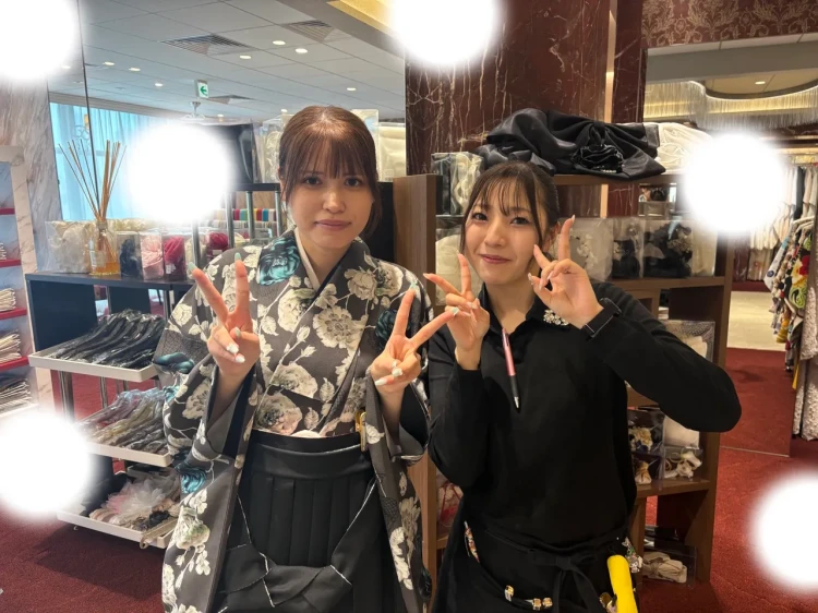 ✨🎀メーカーブランドのくすみグレー袴姫ちゃんのご紹介🎀✨