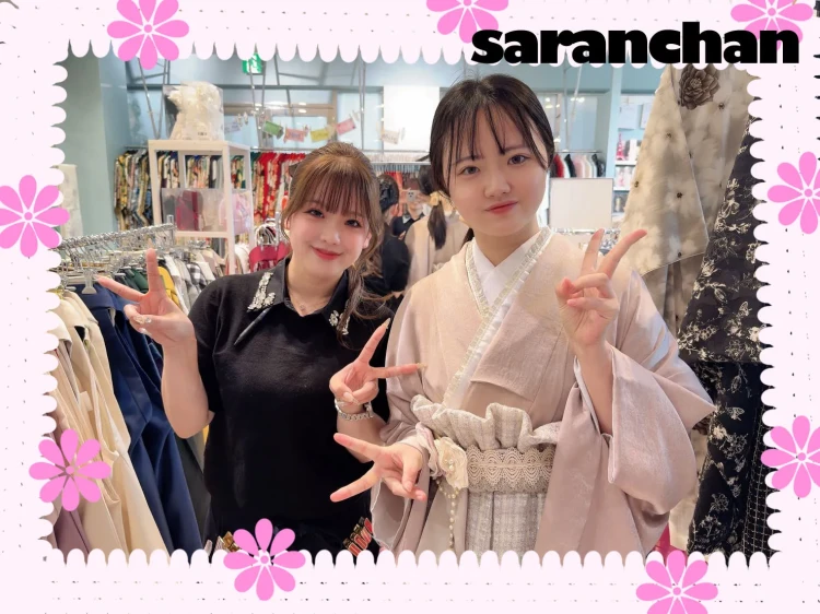 ヘップバーンシリーズの袴に決定したお嬢様のご紹介