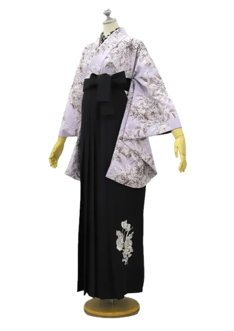 TAKAZEN東京表参道店FlagshipのJILL STUARTブランド袴のご紹介。薄紫色の袴コーデ。