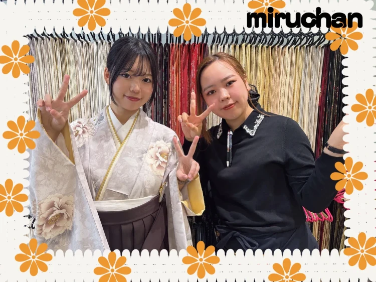 ♡2027年卒業!!くすみ&古典袴のかわいいご来店姫ちゃん♡