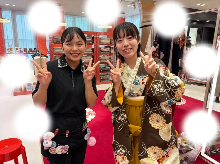 大阪で袴をレンタルするならTAKAZEN　ブラウン✖からし
