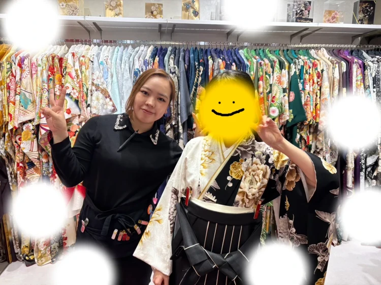 大阪梅田で袴のレンタルするならTAKAZEN　オシャレな袴