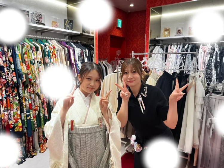 成人式　前撮り　梅田　袴　くすみカラー　かわいい　イマドキ　淡色　古典　タカゼン　撮影