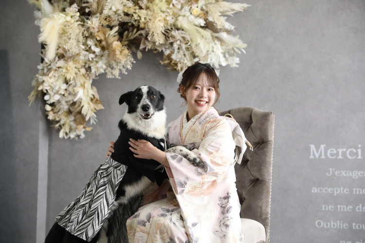 奈良でおすすめのペットと一緒に撮れる成人式の前撮りフォトスタジオ