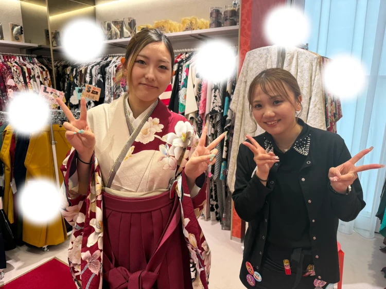 成人式　卒業式　TAKAZEN 袴レンタル　赤色袴