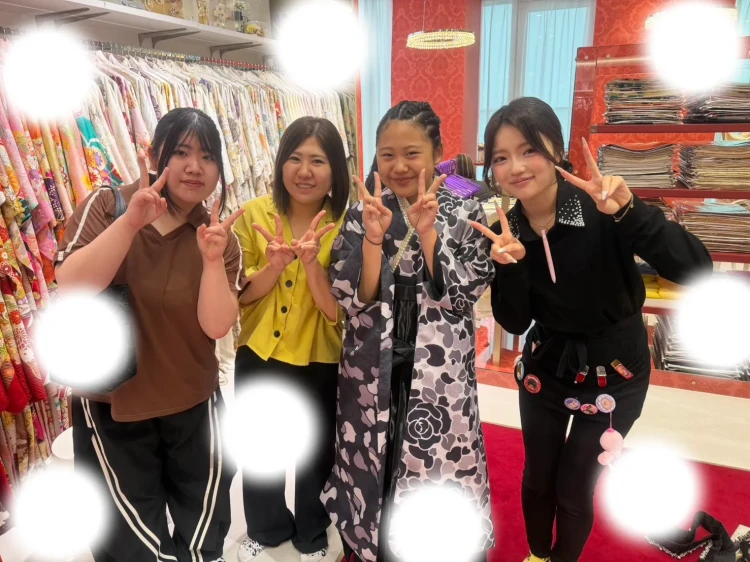 卒業式　袴レンタル　大阪梅田　グレー袴
