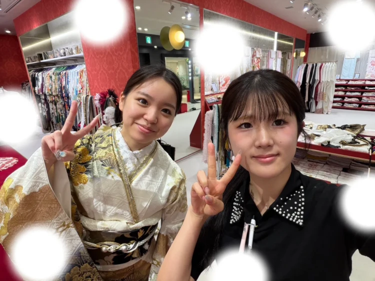 成人式　振袖レンタル　大阪梅田　フォトプラン　キラキラモード振袖