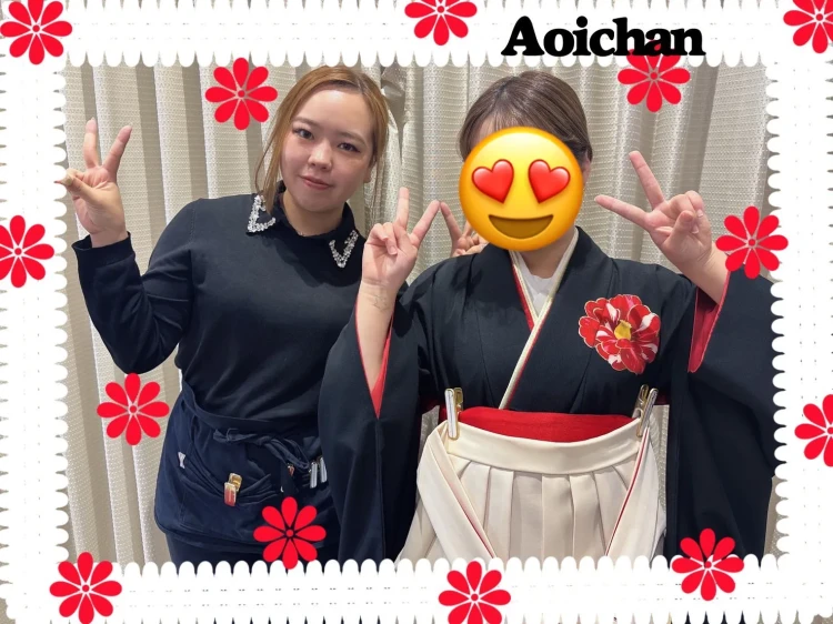 TAKAZEN堺店で卒業式袴レンタルされたお客様