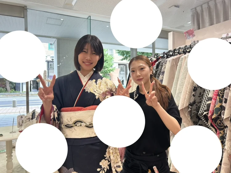 TAKAZEN神戸旧居留地店紺色古典のお客様紹介
