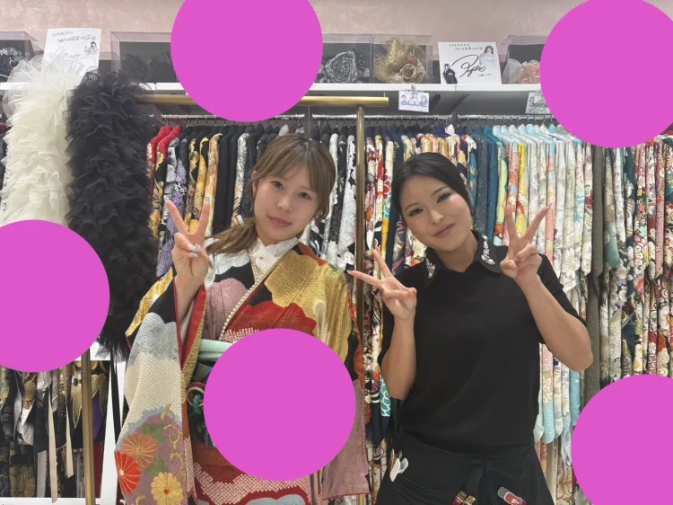 TAKAZEN神戸旧居留地店お持ちのお振袖でお写真プランのお客様紹介