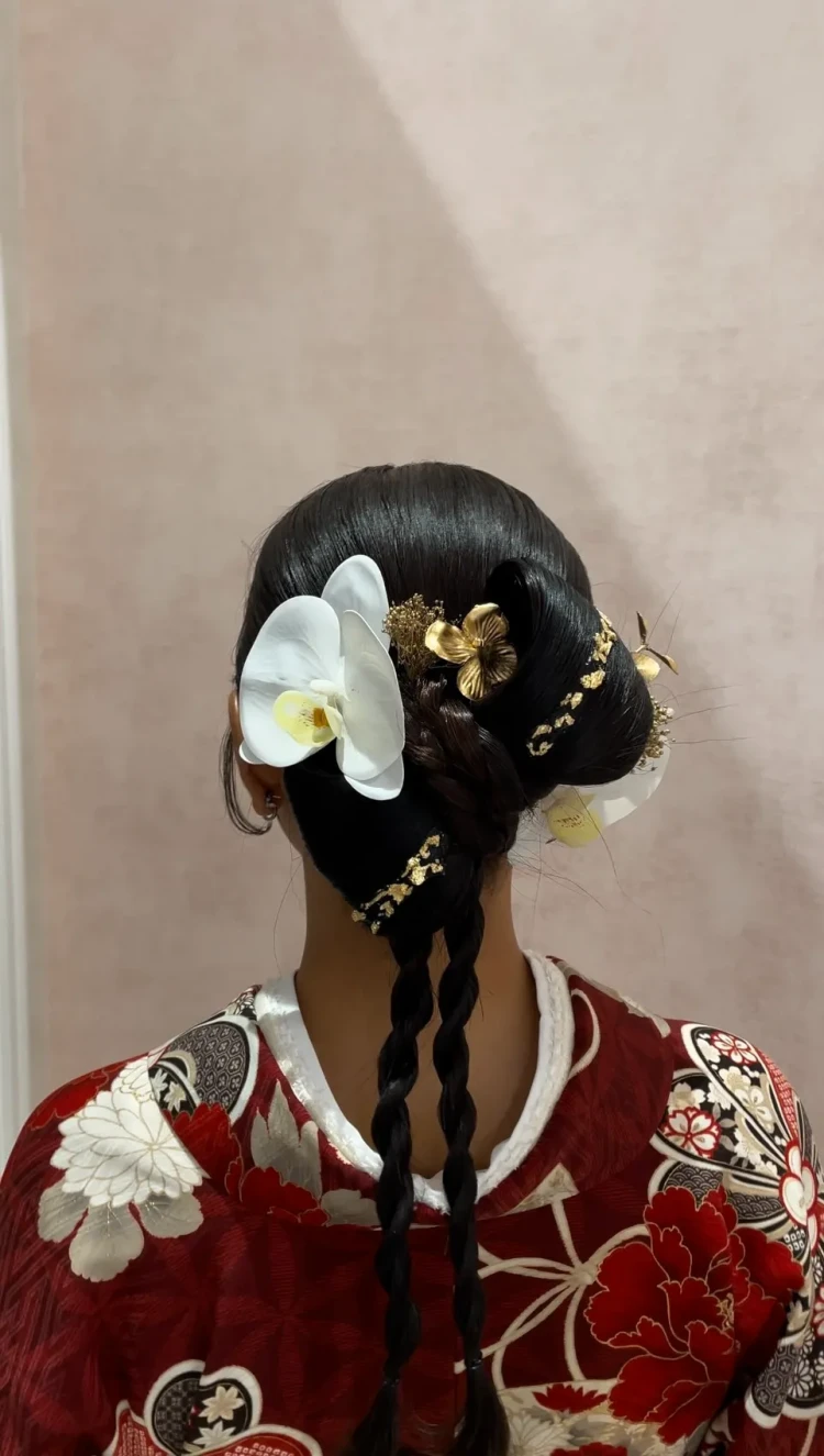 TAKAZEN神戸旧居留地店前撮りヘアアレンジのご紹介