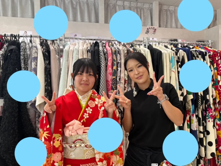 赤の古典お振袖ご紹介