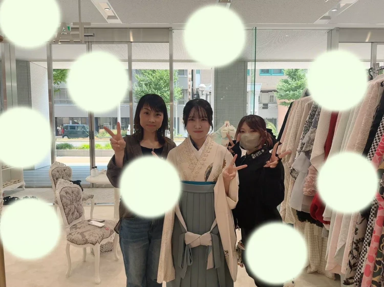 TAKAZEN神戸旧居留地店くすみの袴のお客様紹介
