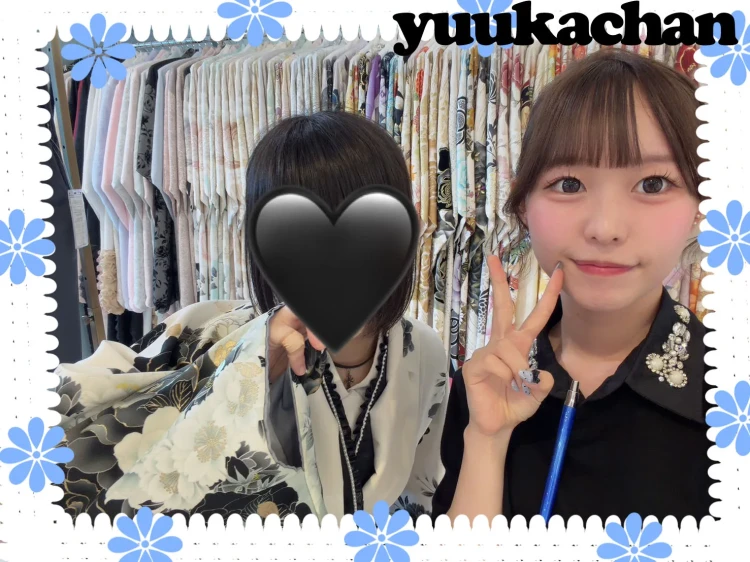 モード袴に決定したお嬢様をご紹介