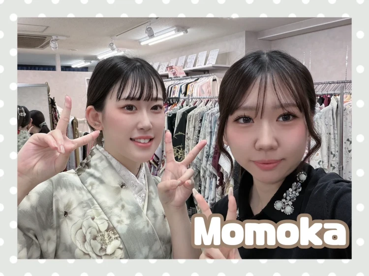 TAKAZEN奈良店で卒業式の袴を選んでいただいた2027年卒業のお客さま