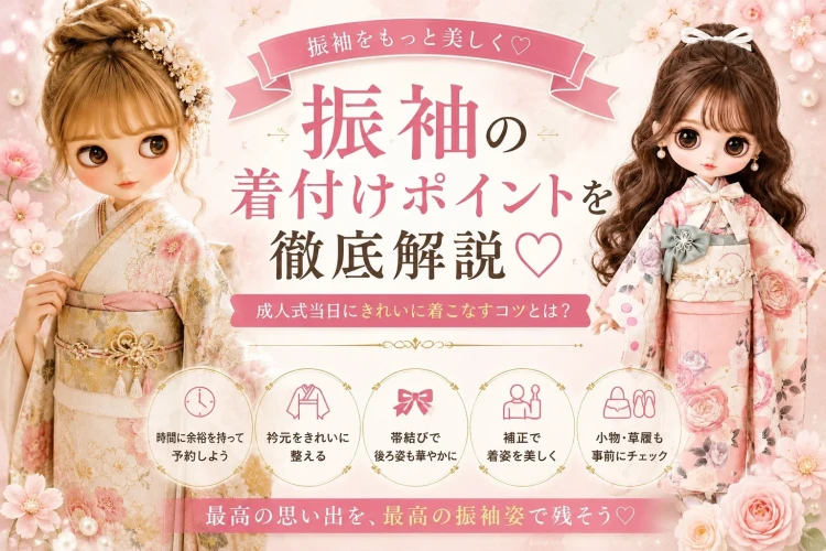 振袖の着付けポイントを徹底解説♡成人式当日にきれいに着こなすコツとは?