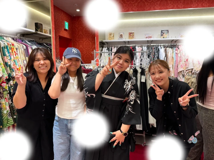 卒業式　袴レンタル　大阪梅田　モード袴　かっこいい袴