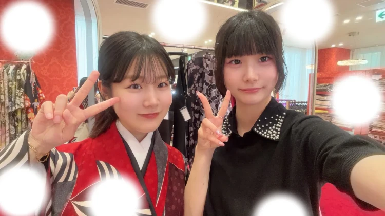 成人式　前撮り　梅田　袴　くすみカラー　かわいい　イマドキ　淡色　古典　タカゼン　撮影