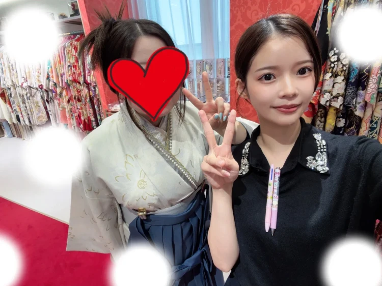 成人式　前撮り　梅田　袴　くすみカラー　かわいい　イマドキ　淡色　古典　タカゼン　撮影