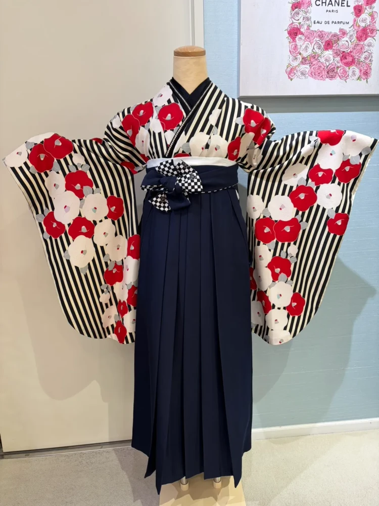 レトロの小振袖でオススメコーデ
