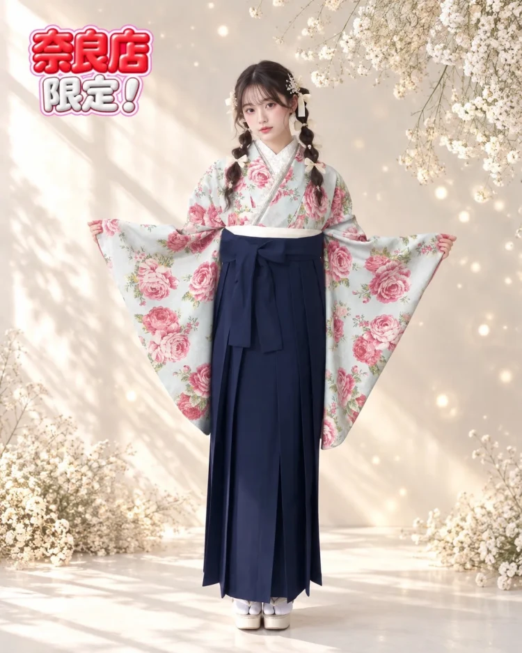 TAKAZEN奈良店の10月限定の格安上下セット袴レンタル