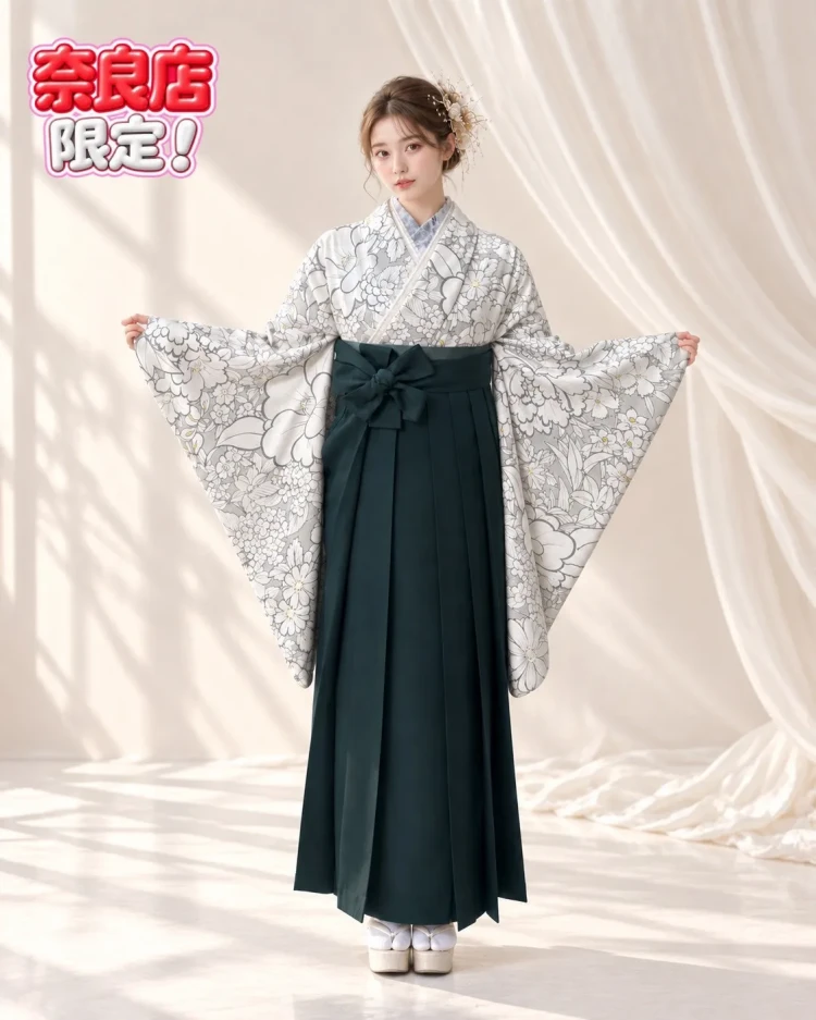 TAKAZEN奈良店の10月限定の格安上下セット袴レンタル