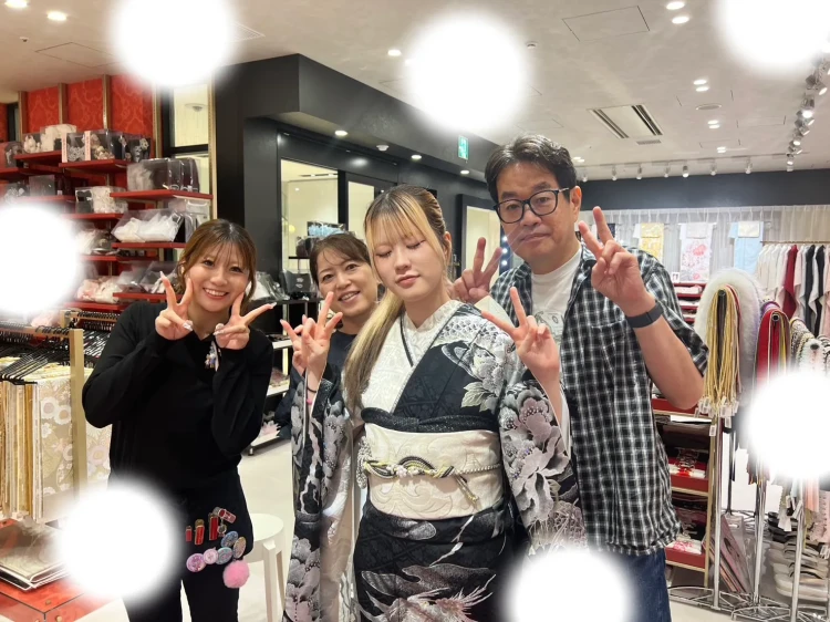 成人式のお振袖レンタルしたお嬢様