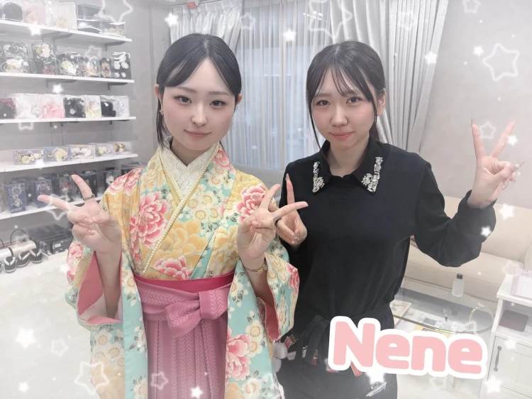 TAKAZEN奈良店で卒業式の袴選びをしてくれたお客様