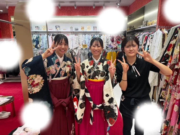 2027年卒業式袴レンタルのお嬢様