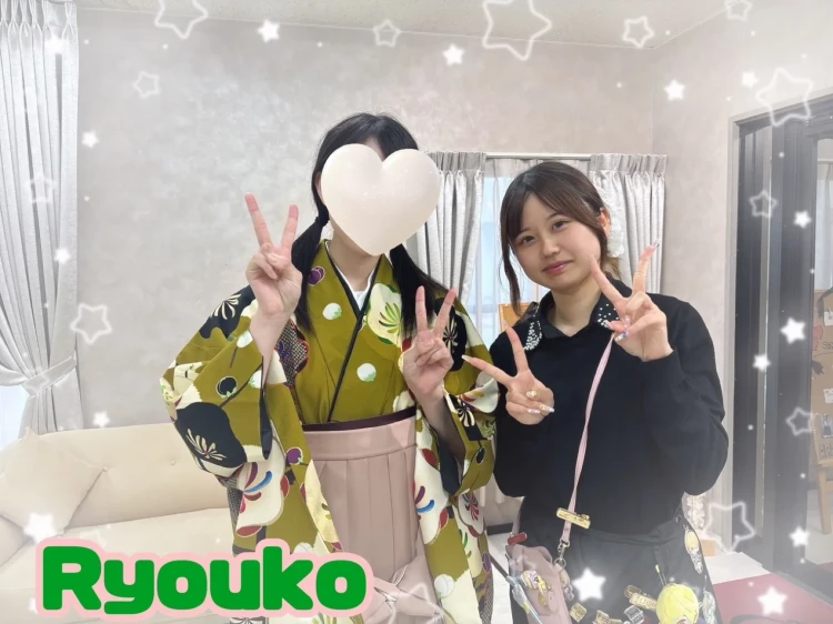 TAKAZEN奈良店で2026年９月の卒業式袴を選んで頂いたお客様