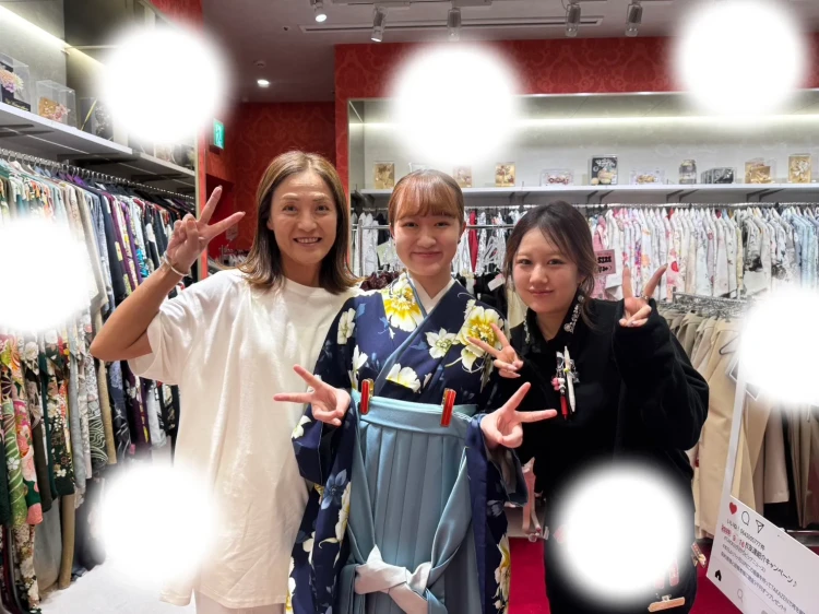 2027年卒業式袴レンタルのお嬢様