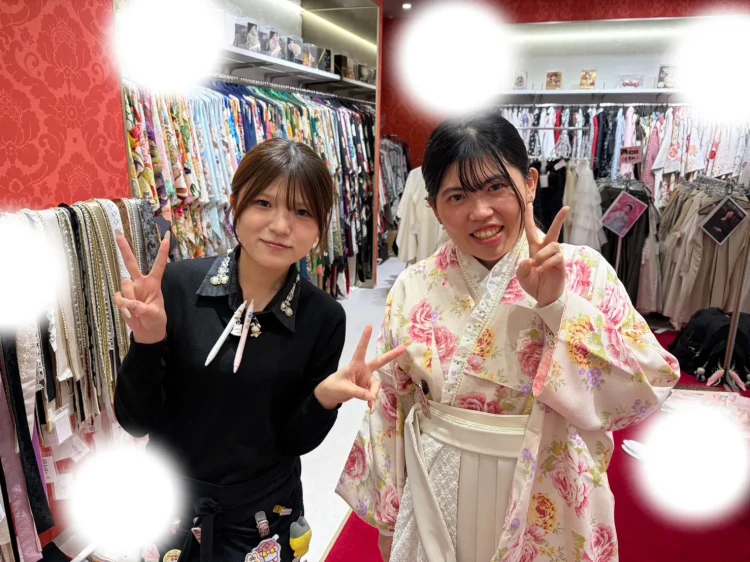 2027年卒業式袴レンタルのお嬢様