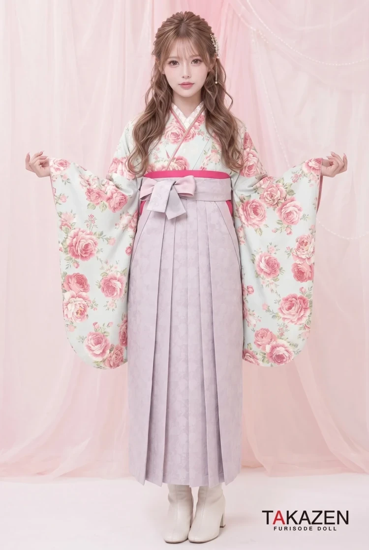 TAKAZEN東京表参道店Flagshipでキュート＆ガーリー袴のご紹介。