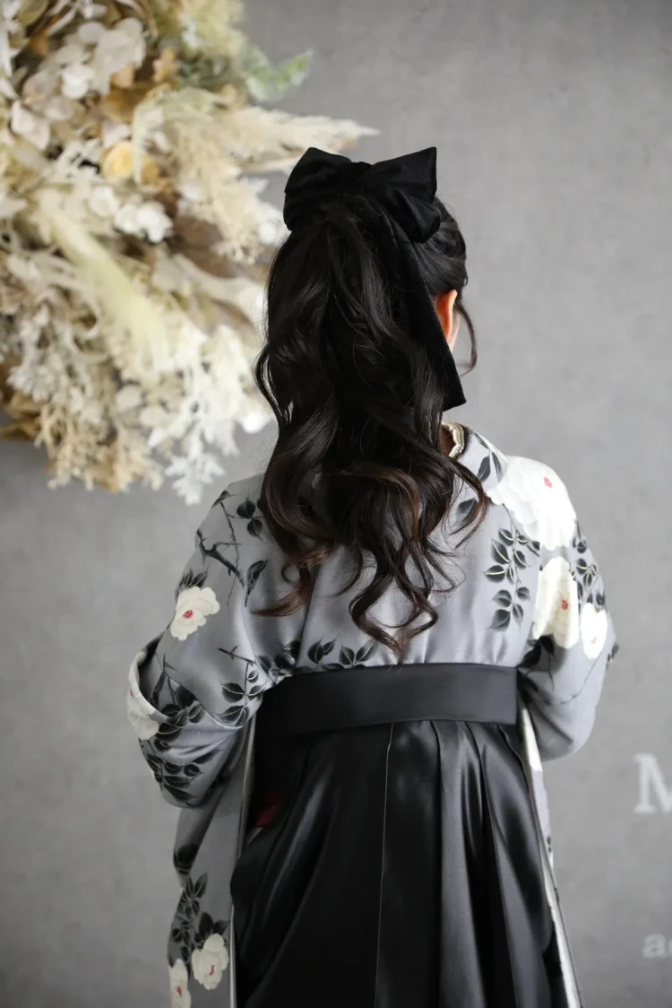 TAKAZEN奈良店で袴の前撮りを撮影されたお客様のヘアメ写真